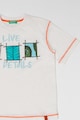 United Colors of Benetton Памучна тениска с щампа Момчета