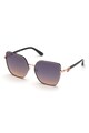 GUESS Ochelari de soare butterfly cu rama metalica Femei