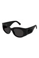 Gucci Овални слънчеви очила с лого Жени