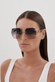 Gucci Nagyméretű hatszögletű napszemüveg színátmenetes lencsékkel női