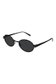 Saint Laurent Овални слънчеви очила с метална рамка Жени