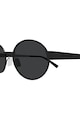 Saint Laurent Овални слънчеви очила с метална рамка Жени