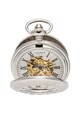 AKRIBOS XXIV Унисекс джобен часовник с прозрачен циферблат Жени