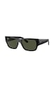 Ray-Ban Унисекс квадратни слънчеви очила с плътен цвят Мъже