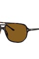 Ray-Ban Унисекс овални слънчеви очила с плътен цвят Жени