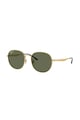 Ray-Ban Унисекс овални слънчеви очила с метална рамка Жени