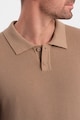 OMBRE Tricou polo din material pique Barbati