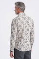 OMBRE Памучна риза с флорален десен Мъже