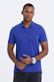 OMBRE Tricou polo uni de bumbac Barbati