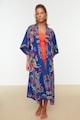 Trendyol Kimono de plaja cu imprimeu paisley Femei
