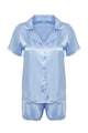 Trendyol Сатинирана пижама с раздвоен ревер Жени