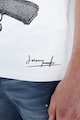 Jeremy Meeks Тениска от органичен памук с принт на Jeremy Meeks Мъже