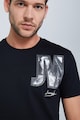 Jeremy Meeks Organikuspamut póló strasszköves rátétekkel férfi