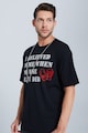 Jeremy Meeks Feliratos organikuspamut póló férfi