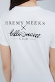 Jeremy Meeks Organikuspamut tartalmú mintás póló női