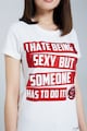 Jeremy Meeks Тениска с органичен памук с надпис Жени