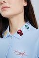 Jeremy Meeks Galléros póló hímzett részletekkel női