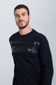 Jeremy Meeks Organikuspamut pulóver kerek nyakrésszel férfi