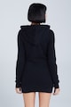 Jeremy Meeks Organikuspamut kapucnis pulóver feliratos mintával női