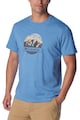 Columbia Тениска от органичен памук Path Lake с шарка и лого Мъже