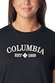Columbia Tricou cu logo, din amestec de bumbac, pentru trekking Femei