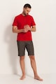 Sofiaman Urban rövid modál- és pamutpizsama csíkos mintával férfi