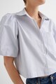 KOTON Къса риза с памук на райе Жени