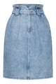 GreenPoint Плисирана дънкова пола  светло синя 32'4 Жени