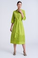 GreenPoint Разкроена рокля с перфорации Жени