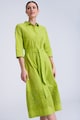 GreenPoint Разкроена рокля с перфорации Жени