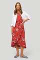 GreenPoint Rochie midi cu imprimeu floral Femei