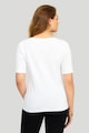 GreenPoint Тениска от памук с овално деколте Жени