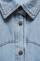 Mango Дънкова риза с джобове с капаче Жени