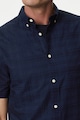 Marks & Spencer Карирана риза с копчета на яката Мъже