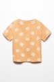 Mango Памучна тениска с овално деколте и щампа Момчета