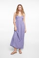 Mango Rochie maxi texturata Violeta Fete