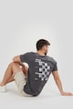 Fundango Тениска с памук с шарка на гърба Мъже