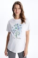 LC WAIKIKI Tricou din bumbac cu imprimeu floral Femei