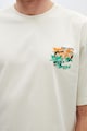 LC WAIKIKI Памучна тениска с фигурален принт Мъже