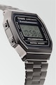 Casio Квадратен часовник от неръждаема стомана Мъже