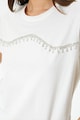 KOTON Тениска с овално деколте и декоративни камъни Жени