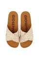 Gioseppo Сплетени сламени чехли със скосена подметка Жени