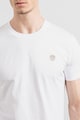 19V69 ITALIA Памучна тениска с овално деколте Мъже