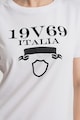 19V69 ITALIA Logómintás pamuttartalmú póló női