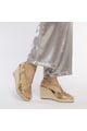 Gioseppo Скосени кожени сандали Gilde със сплетен ефект Жени