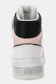 GUESS Pantofi sport mid-high din piele ecologica cu logo metalic Femei