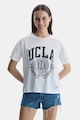 UCLA Avalon ejtett ujjú logómintás póló női