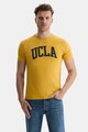 UCLA Tricou cu decolteu la baza gatului si imprimeu logo Culver Barbati