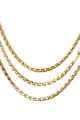 OXETTE 18 karátos aranybevonatú többsoros nyaklánc női