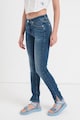 CALVIN KLEIN JEANS Alacsony derekú slim fit farmernadrág oldalhasítékokkal női